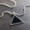 Black Metal Triangle Pendant by Bead Landing™